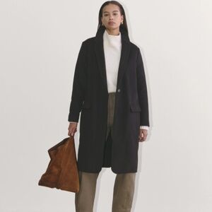 Everlane The Topcoat — Black — XS — NWT